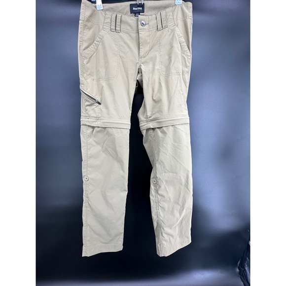 Marmot Pants - Marmot Women's Convertible Hiking Pants Tan Size 4 Zip-Off Outdoor